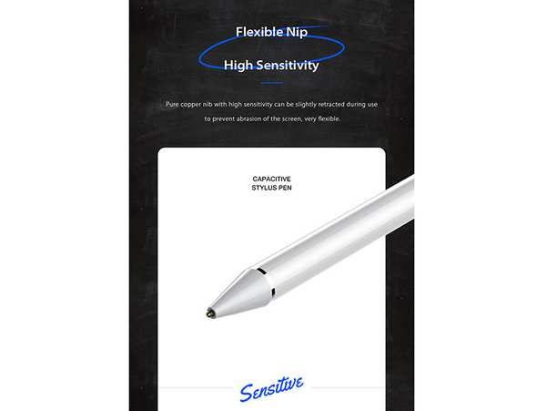 تصویر قلم لمسی شارژی یوسامز Usams US-ZB057 Active Touch Screen Capacitive Stylus Pen 