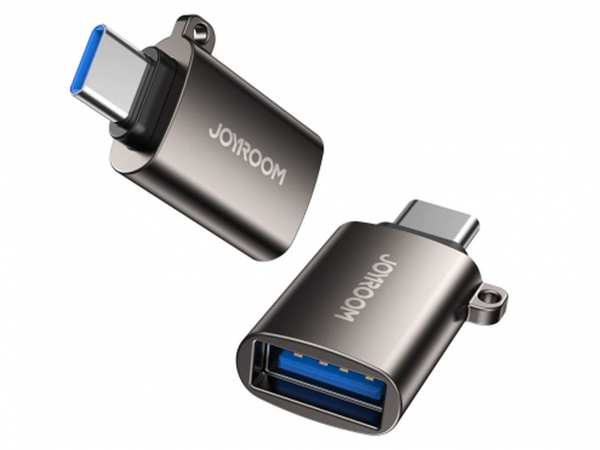 مبدل تایپ سی به یو اس بی جویروم Joyroom Type-C male to USB female adapter-maroon S-H151