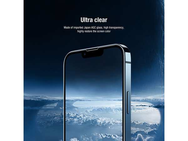 محافظ صفحه نمایش شیشه ای و محافظ لنز نیلکین آیفون 13 پرومکس Nillkin Apple iPhone 13 Pro Max 2-in-1 HD full screen tempered glass - تصویر 8