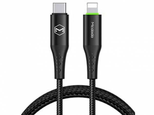 کابل شارژ سریع تایپسی به لایتنینگ 1.2 متری مکدودو Mcdodo Auto Power Off Cable For IPhone PD 36W CA-7360