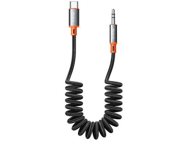 کابل تبدیل تایپسی به جک 3.5 میلیمتری صدا مک دودو Mcdodo CA-0900 Castle Series Type-C to DC3.5 Male Coil Cable
