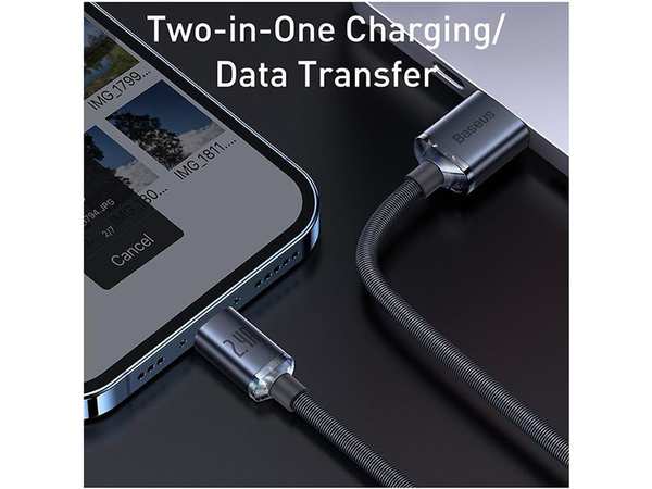 کابل لایتنینگ 2 متری بیسوس Baseus CAJY0000101 Crystal Shine 2m Lightning Cable - تصویر 17