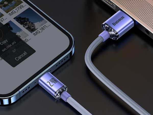 کابل لایتنینگ 2 متری بیسوس Baseus CAJY0000101 Crystal Shine 2m Lightning Cable - تصویر 21