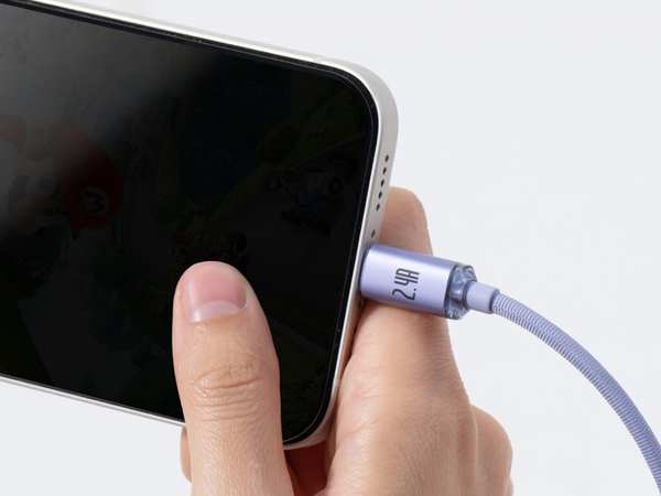 کابل لایتنینگ 2 متری بیسوس Baseus CAJY0000101 Crystal Shine 2m Lightning Cable - تصویر 27