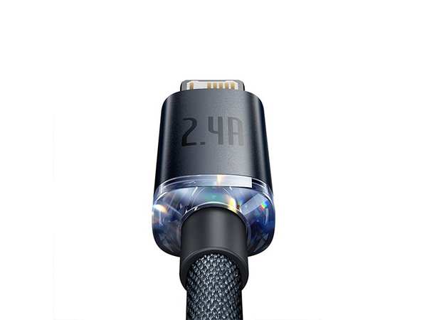 کابل لایتنینگ 2 متری بیسوس Baseus CAJY0000101 Crystal Shine 2m Lightning Cable - تصویر 3
