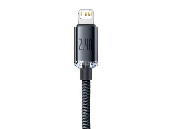 کابل لایتنینگ 2 متری بیسوس Baseus CAJY0000101 Crystal Shine 2m Lightning Cable - تصویر 4