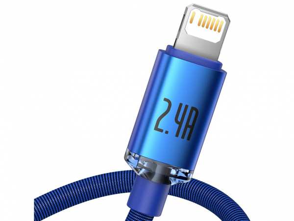 کابل لایتنینگ 2 متری بیسوس Baseus CAJY0000101 Crystal Shine 2m Lightning Cable - تصویر 6