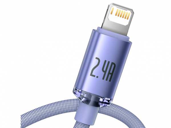 کابل لایتنینگ 2 متری بیسوس Baseus CAJY0000101 Crystal Shine 2m Lightning Cable - تصویر 7
