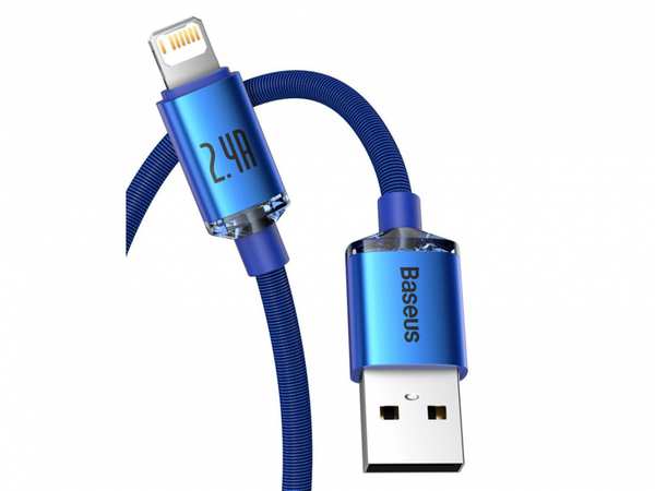 کابل لایتنینگ 2 متری بیسوس Baseus CAJY0000101 Crystal Shine 2m Lightning Cable - تصویر 8
