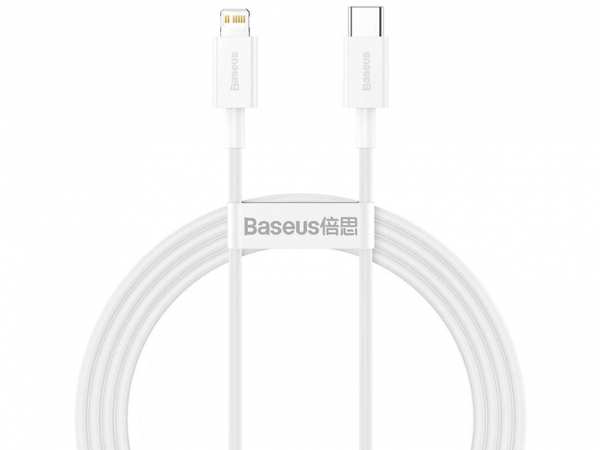 کابل شارژ سریع تایپ سی به لایتنینگ 1.5 متری بیسوس Baseus Cable Superior Series Type-C To Lightning 20W MOQ:40 CATLYS-B02