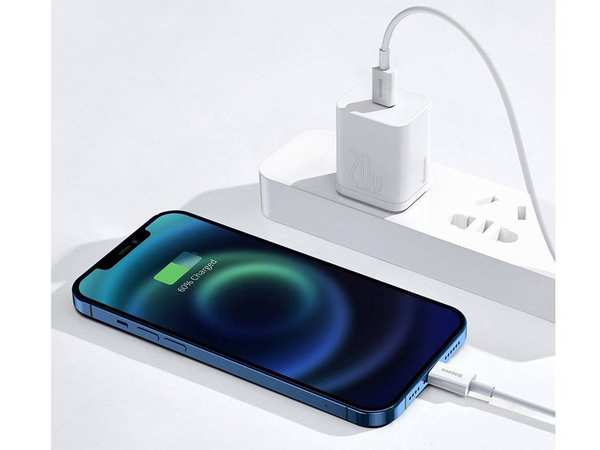 کابل فست شارژ پاوربانکی لایتنینگ به تایپسی 25 سانتیمتری بیسوس Baseus Superior Cable USB Type-C Lightning Power Delivery 20W CATLYS-02 - تصویر 5