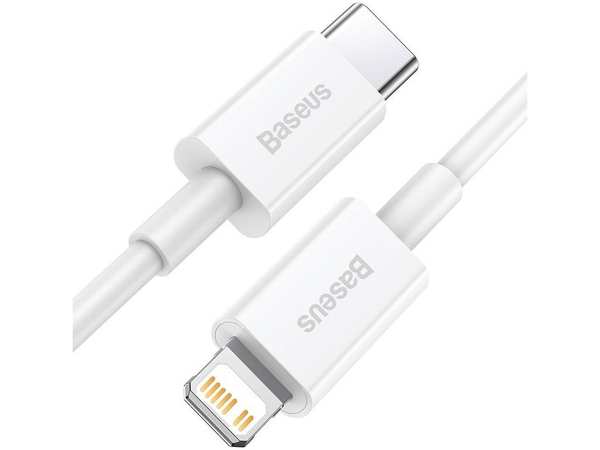 کابل فست شارژ پاوربانکی لایتنینگ به تایپسی 25 سانتیمتری بیسوس Baseus Superior Cable USB Type-C Lightning Power Delivery 20W CATLYS-02 - تصویر 6