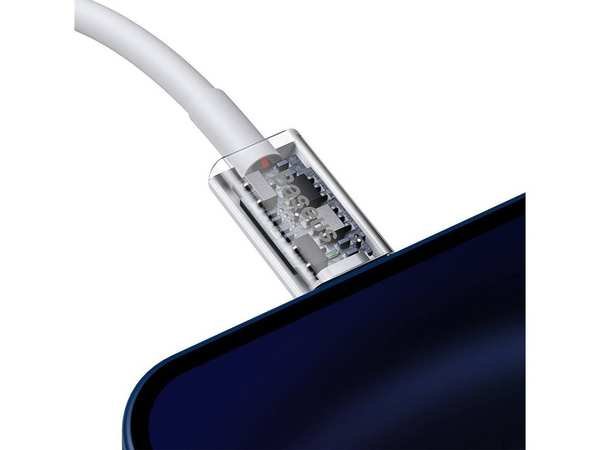 کابل فست شارژ پاوربانکی لایتنینگ به تایپسی 25 سانتیمتری بیسوس Baseus Superior Cable USB Type-C Lightning Power Delivery 20W CATLYS-02 - تصویر 8