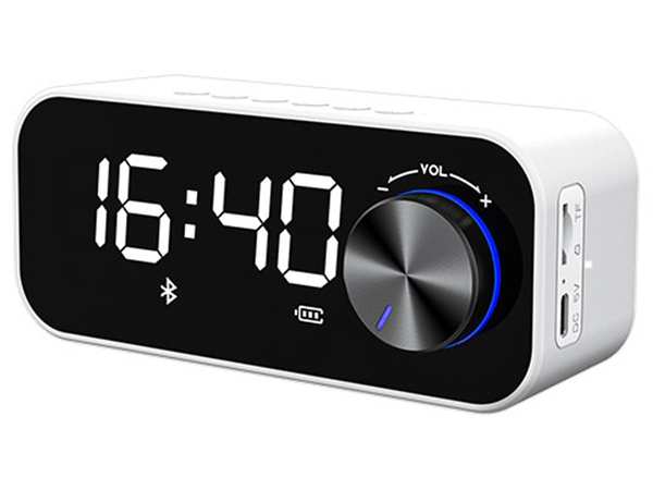 اسپیکر بلوتوث همراه با ساعت آلارم دار رسی Recci Clock Bluetooth Wireless Speaker RSK-W11
