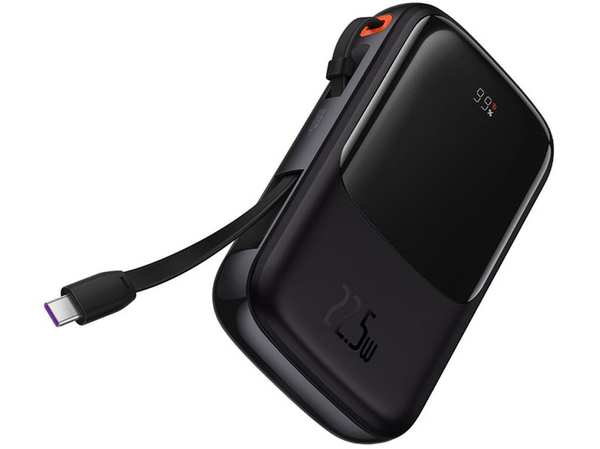 پاوربانک شارژر سریع 22.5 وات به همراه کابل تایپسی 0.5 متری 10000 بیسوس Baseus Qpow Pro Fast Charge Power Bank PPQD020101 - تصویر 2