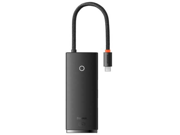 هاب پنج پورت 100 وات همراه با کابل 20 سانتیمتری بیسوس Baseus Lite Series 5-Port HUB WKQX040002