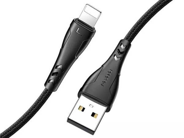 کابل لایتنینگ شارژ سریع و انتقال دیتا مک دودو Mcdodo CA-7441 Mamba Series Lightning Fast Charging Data Cable 2.4A 1.2M844002NC6997