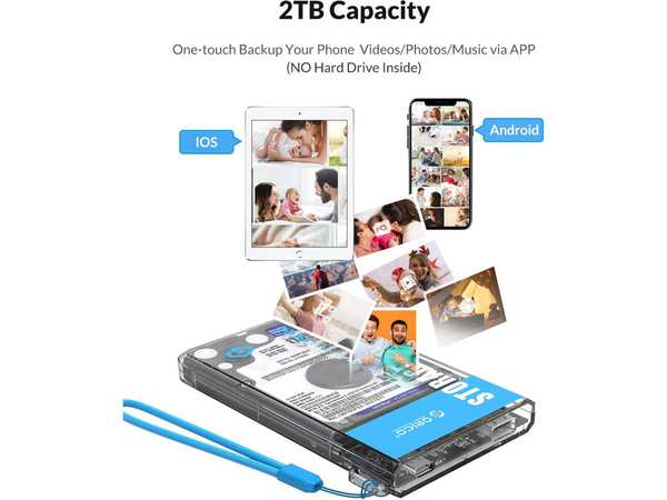 مبدل پشتیبان گیر 2.5 اینچ اوریکو ORICO BA2110 Backuper - تصویر 7