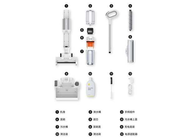 جاروشارژی و کف‌شوی برقی بیسوس Baseus X3 Electric Floor Cleaner CPXD000001 - تصویر 11