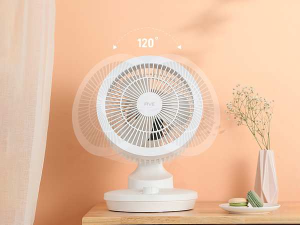 پنکه رومیزی شیائومی با قابلیت چرخش 120 درجه چپ و راست Xiaomi FIVE YSDFS001XD Air Circulation Fan-Desk Fan - تصویر 10