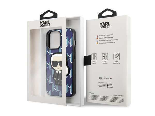 قاب چرمی آیفون 13 پرو طرح کارل برجسته CG Mobile iphone 13 Pro Karl Lagerfeld Leather Case - تصویر 10