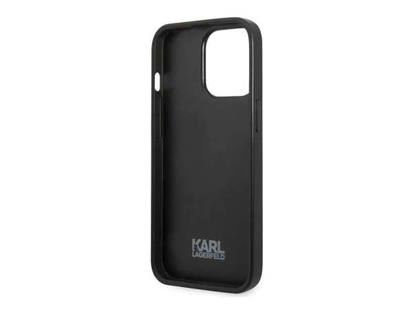 قاب چرمی آیفون 13 پرو طرح کارل برجسته CG Mobile iphone 13 Pro Karl Lagerfeld Leather Case - تصویر 3