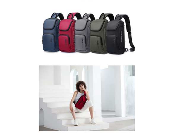 کوله تک بند بنج Bange BG-7565 Men Cloth Crossbody Chest Bag - تصویر 10