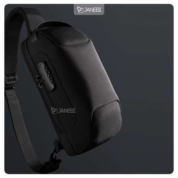 کوله کراس بادی تک بند ضد سرقت دارای پورت USB بنج BANGE BG-22085 Sling Chest Bag USB External Charging Port - تصویر 28