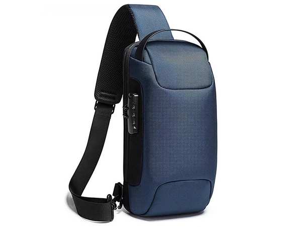 کوله کراس بادی تک بند ضد سرقت دارای پورت USB بنج BANGE BG-22085 Sling Chest Bag USB External Charging Port - تصویر 5