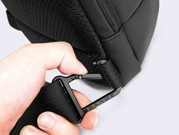 کوله تک بند حرفه ای ضد آب دارای USB بنج BANGE BG-7221 Men Bag Casual Business Messenger Cloth Bag - تصویر 5