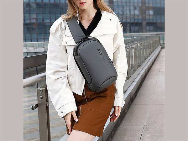 کوله تک بند حرفه ای ضد آب دارای USB بنج BANGE BG-7221 Men Bag Casual Business Messenger Cloth Bag - تصویر 9