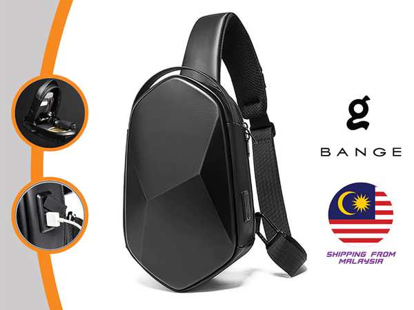 کوله تک بند منشوری با ظرفیت 7.9 اینچ دارای پورت USB بنج BANGE BG-7213 PRISM CROSSBODY BAG - تصویر 10