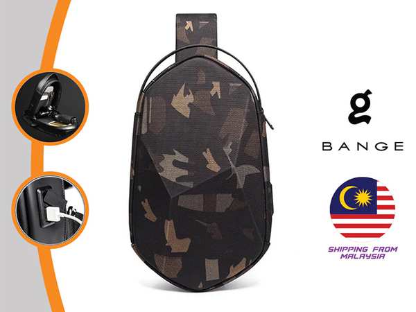 کوله تک بند منشوری با ظرفیت 7.9 اینچ دارای پورت USB بنج BANGE BG-7213 PRISM CROSSBODY BAG - تصویر 13