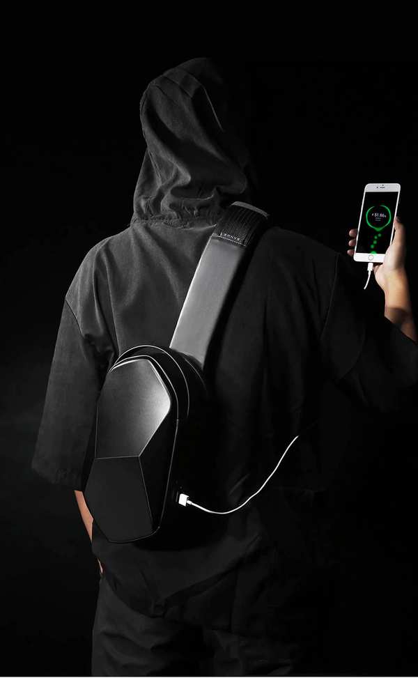 کوله تک بند منشوری با ظرفیت 7.9 اینچ دارای پورت USB بنج BANGE BG-7213 PRISM CROSSBODY BAG - تصویر 18