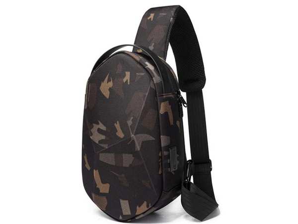 کوله تک بند منشوری با ظرفیت 7.9 اینچ دارای پورت USB بنج BANGE BG-7213 PRISM CROSSBODY BAG - تصویر 29