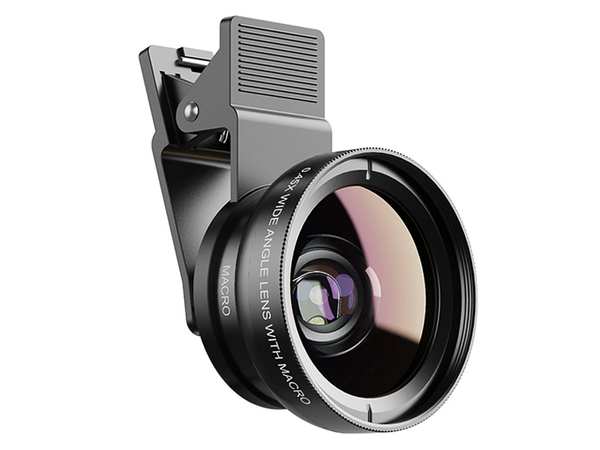 لنز کلیپسی موبایل اپیکسل Apexel APL-0.45WM Super Wide Angle & 12.5X Super Macro