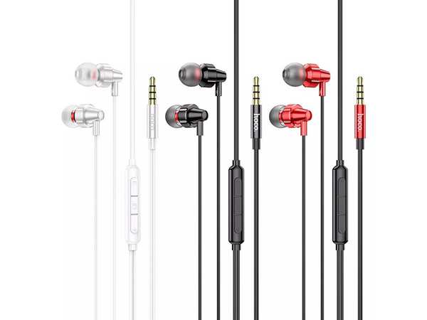 هندزفری سیمی جک 3.5 هوکو Hoco Wired earphones 3.5mm M90 Delight with mic - تصویر 2