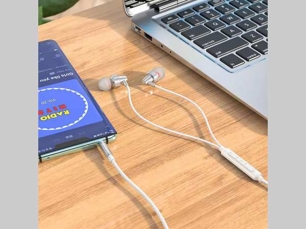 هندزفری سیمی جک 3.5 هوکو Hoco Wired earphones 3.5mm M90 Delight with mic - تصویر 6
