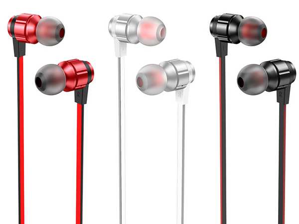 هندزفری سیمی با جک 3.5 میلیمتری هوکو Hoco Wired earphones 3.5mm M85 Platinum with mic
