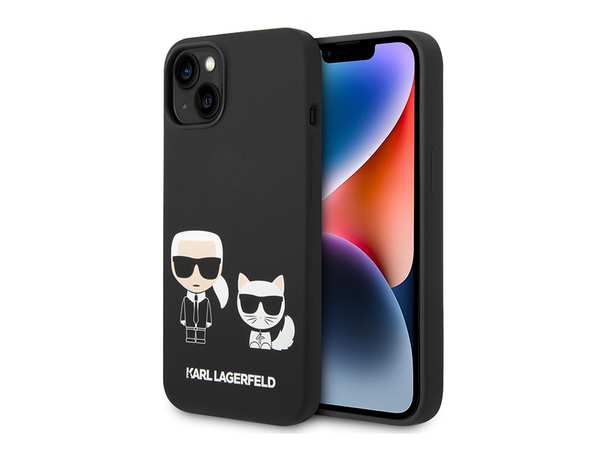 قاب سیلیکونی آیفون 14 پلاس طرح گربه و کارل CG Mobile iphone 14 Plus Cat Karl Lagerfeld Silicone Case843233NC6684