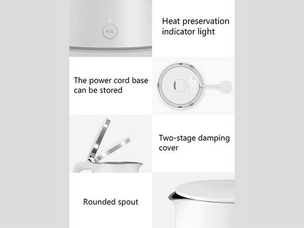 کتری برقی شیائومی Xiaomi MJDSH03YM Rice household appliance kettle 1S - تصویر 8