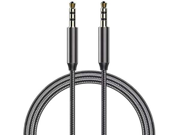 کابل انتقال صدای 3.5 میلی متری یک متری رسی Recci RH01 3.5mm Aux Audio Cable