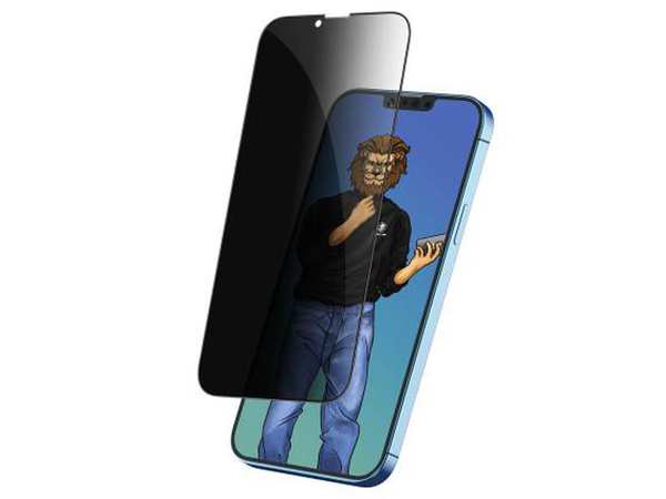 محافظ صفحه نمایش شیشه ای حریم شخصی آیفون 14 گرین Green iPhone 14 9H Steve Privacy Anti-Peeping Full Glass