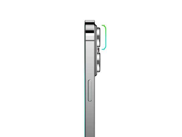 محافظ لنز آیفون 14 پرو و 14 پرو مکس گرین Green iphone 14 Pro/14 Pro Max HD Plus Camera Lens - تصویر 4