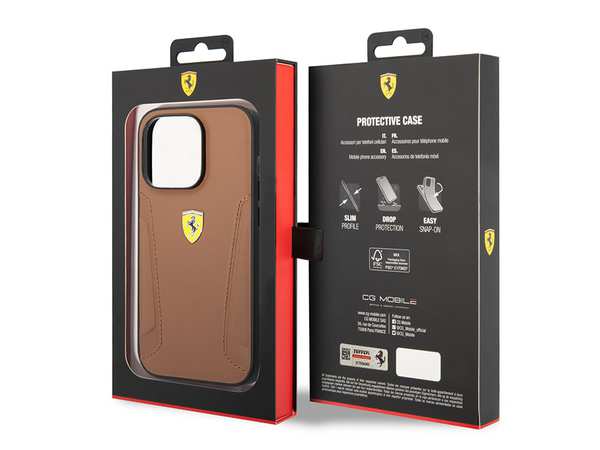 قاب چرمی آیفون 14 پرو طرح فراری CG Mobile iphone 14 Pro Ferrari Leather Case - تصویر 7