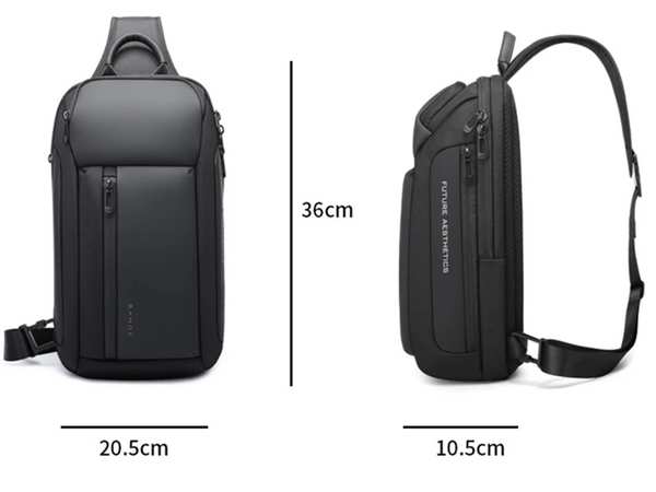 کوله پشتی تک بند ضد آب بنج Backpack Bange BG-7566 one shoulder - تصویر 9