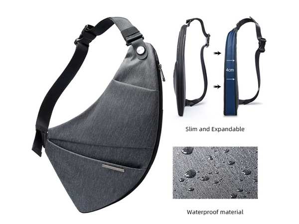 کیف قفسه سینه ضد آب آیپد 7.9 اینچ بنج Bange BG-7378 Men Waterproof Crossbody Chest Bag - تصویر 5