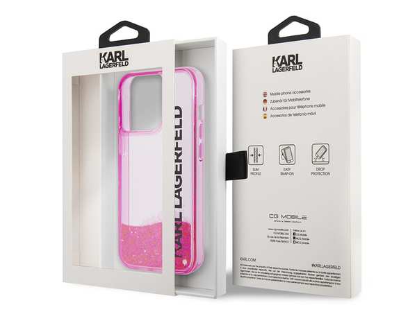 قاب آکواریومی آیفون 14 پرو طرح کارل CG Mobile iphone 14 Pro Karl Lagerfeld Aquarium Case - تصویر 12