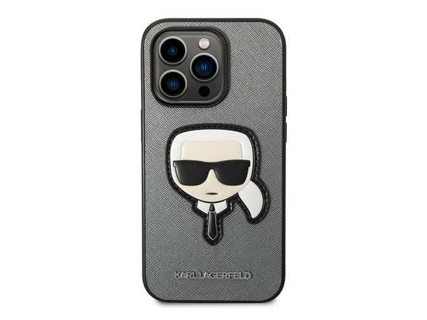 قاب چرمی آیفون 14 پرو طرح کارل CG Mobile iphone 14 Pro Karl Lagerfeld Leather Case - تصویر 3