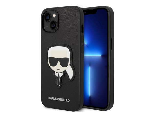 قاب چرمی آیفون 14 طرح کارل CG Mobile iphone 14 Karl Lagerfeld Leather Case842972NC6575